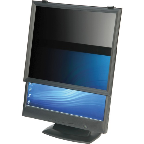 SKILCRAFT® Framed Privacy Shield Privacy Filter Black - For 22" Widescreen LCD Monitor - 16:9 - 1