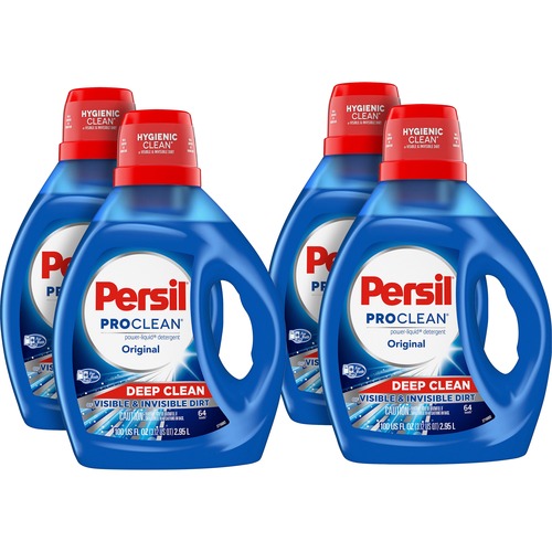 Persil ProClean Power-Liquid Detergent - 100 fl oz (3.1 quart) - Original ScentBottle - 4 / Carton - Blue