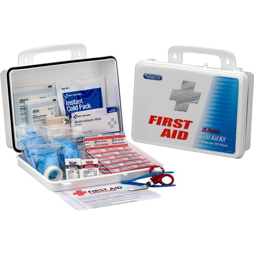 First Aid Only 25 Person Office First Aid Kit - 135 x Piece(s) For 25 x Individual(s) - 10" Height x 3" Width7" Length - Plastic Case - 1 Each