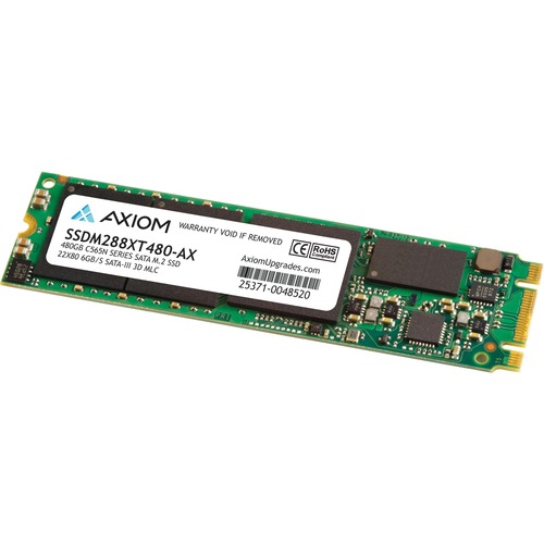 Axiom 480GB C565n Series SATA M.2 22x80 SSD 6Gb/s SATA-III - 565 MB/s Maximum Read Transfer Rate - 3 Year Warranty