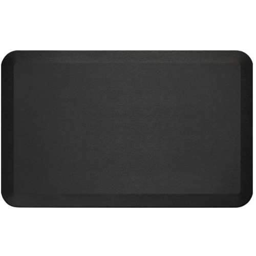 NEWLIFE ECO PRO ANTI FATIGUE MAT BLACK 20X32 - Floor - 32" Length x 20" Width x 0.750" Thickness - Rectangular - Brushed Texture Design - Polyurethane Foam, Bio-Foam - Black - 4