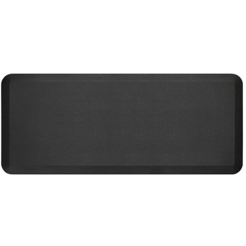 NEWLIFE ECO PRO ANTI FATIGUE MAT BLACK 20X48 - Floor - 48" Length x 20" Width x 0.750" Thickness - Rectangular - Brushed Texture Design - Polyurethane Foam, Bio-Foam - Black - 4