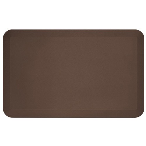 NEWLIFE ECO PRO ANTI FATIGUE MAT BROWN 20X32 - Floor - 32" Length x 20" Width x 0.750" Thickness - Rectangular - Brushed Texture Design - Polyurethane Foam, Bio-Foam - Brown - 4