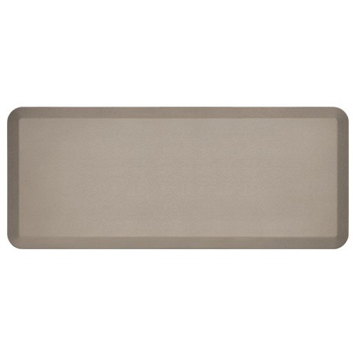 NEWLIFE ECO PRO ANTI FATIGUE MAT TAUPE 20X48 - Floor - 48" Length x 20" Width x 0.750" Thickness - Rectangular - Brushed Texture Design - Polyurethane Foam, Bio-Foam - Taupe - 4