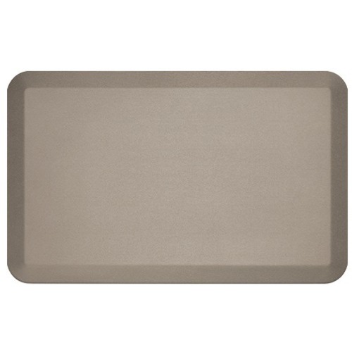 NEWLIFE ECO PRO ANTI FATIGUE MAT TAUPE 20X32 - Floor - 32" Length x 20" Width x 0.750" Thickness - Rectangular - Brushed Texture Design - Polyurethane Foam, Bio-Foam - Taupe - 4