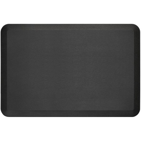 NEWLIFE ECO PRO ANTI FATIGUE MAT BLACK 24X36 - Floor - 36" Length x 24" Width x 0.750" Thickness - Rectangular - Brushed Texture Design - Polyurethane Foam, Bio-Foam - Black - 4