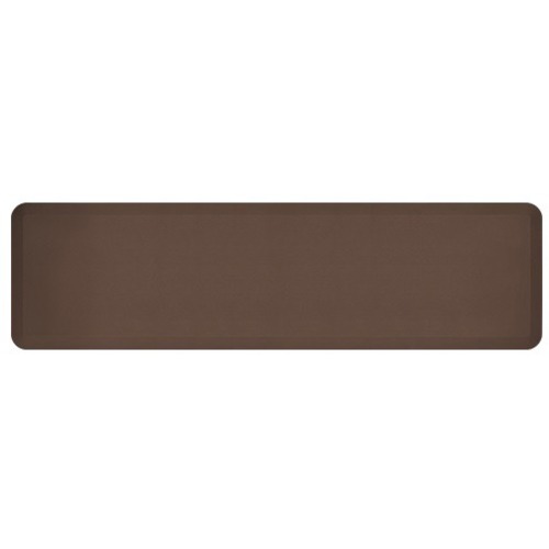 NEWLIFE ECO PRO ANTI FATIGUE MAT BROWN 20X72 - Floor - 72" Length x 20" Width x 0.750" Thickness - Rectangular - Brushed Texture Design - Polyurethane Foam, Bio-Foam - Brown - 1