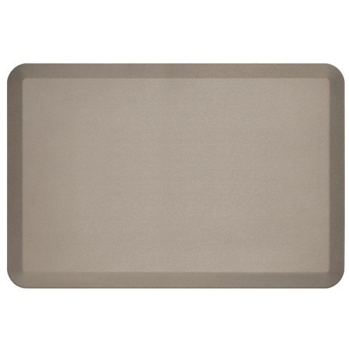 NEWLIFE ECO PRO ANTI FATIGUE MAT TAUPE 24X36 - Floor - 36" Length x 24" Width x 0.750" Thickness - Rectangular - Brushed Texture Design - Polyurethane Foam, Bio-Foam - Taupe - 4