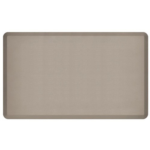 NEWLIFE ECO PRO ANTI FATIGUE MAT TAUPE 36X60 - Floor - 60" Length x 36" Width x 0.750" Thickness - Rectangular - Brushed Texture Design - Polyurethane Foam, Bio-Foam - Taupe - 4