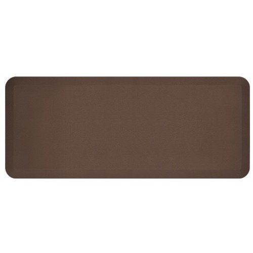 NEWLIFE ECO PRO ANTI FATIGUE MAT BROWN 20X48 - Floor - 48" Length x 20" Width x 0.750" Thickness - Rectangular - Brushed Texture Design - Polyurethane Foam, Bio-Foam - Brown - 4