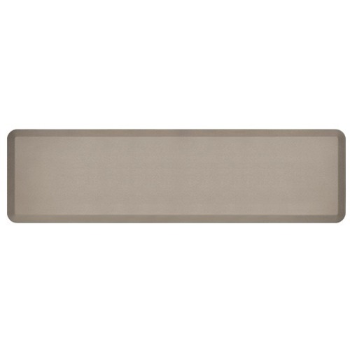 NEWLIFE ECO PRO ANTI FATIGUE MAT TAUPE 20X72 - Floor - 72" Length x 20" Width x 0.750" Thickness - Rectangular - Brushed Texture Design - Polyurethane Foam, Bio-Foam - Taupe - 1