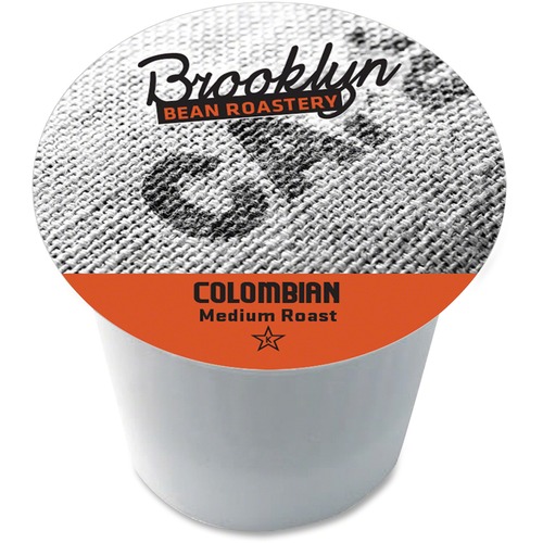 Brooklyn Colombian Medium-Roast Coffee - Colombian - Medium - 24 / Box