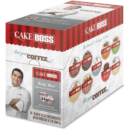 Cake Boss Buddy's Blend Coffee Singles - Buddy's Blend, Arabica - Medium - 24 / Box