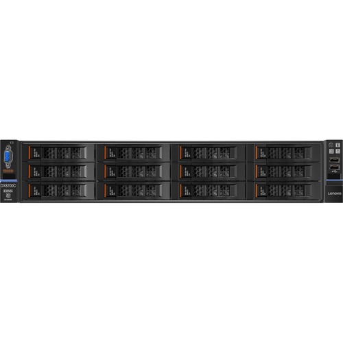 Lenovo DX8200C NAS Storage System (Software License 84 TB 3-year S&S) - 1 x Intel Xeon E5-2630 v4 Deca-core (10 Core) 2.20 GHz - 14 x HDD Supported - 14 x HDD Installed - 84 TB Installed HDD Capacity - 2 Boot Drive(s) - 64 GB RAM TruDDR4 - 2 x Serial ATA/