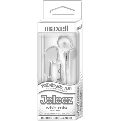 <p>Jelleez earbuds feature soft, gel earpieces that nestle securely yet comfortably in your ear for an enjoyable listening experience. Built-in microphone allows hands-free conversations so you can talk while you're on-the-go. Compact size allows you to keep these earbuds virtually anywhere to ensure they're always within quick reach. Lightweight design provides a relaxed, enjoyable fit to stay comfortable in your ears through extended listening periods.</p>