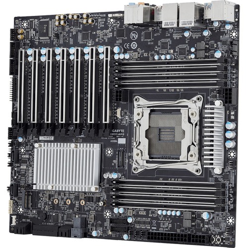 Gigabyte MW51-HP0 Server Motherboard - Intel C422 Chipset - Socket R4 LGA-2066 - SSI CEB - Xeon Processor Supported - 64 GB DDR4 SDRAM Maximum RAM - RDIMM, LRDIMM, DIMM - 8 x Memory Slots - Gigabit Ethernet - 10 x SATA Interfaces
