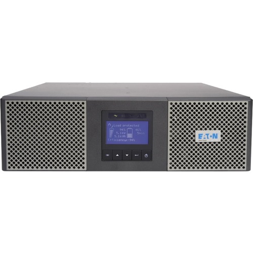 Eaton 9PX 6000VA 5400W 208V Online Double-Conversion UPS - L6-30P, 2 L6-20R, 2 L6-30R, Hardwired Output, 10 ft. Input Cord, Cybersecure Network Card, Extended Run, 3U - 3U Rack/Tower - 120 V AC, 230 V AC Input - 200 V AC, 208 V AC, 220 V AC, 230 V AC, 240