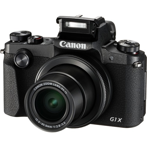 Canon PowerShot G1 X Mark III 24.2 Megapixel Compact Camera - Black - Autofocus - 3" Touchscreen LCD - 3x Optical Zoom - 4x Digital Zoom - Optical (IS) - 6000 x 4000 Image - 1920 x 1080 Video - HD Movie Mode - Wireless LAN