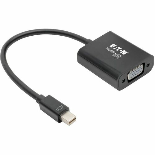Tripp Lite Mini DisplayPort 1.2 to VGA Adapter Active 1080p Black mDP to VGA 6in - Mini DisplayPort/VGA for Chromebook, Projector, Video Device, Monitor, Notebook, Tablet, MacBook, TV, Tablet, Graphics Card - 1 x HD-15 Female VGA - 1 x Mini DisplayPort Ma