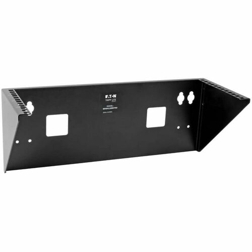 Tripp Lite Wallmount Rack 4U Vertical Rack Bracket 175lb Capacity - Black