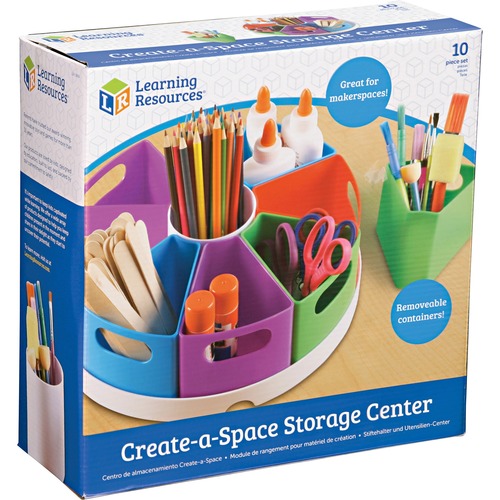 Learning Resources 10-piece Storage Center - Multi - 8 / Each