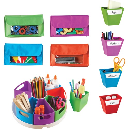 Learning Resources Create-a-Space 10-Piece Bundle - 10.60" Height x 12.20" Width x 14.90" Length - Multi - 1 / Set
