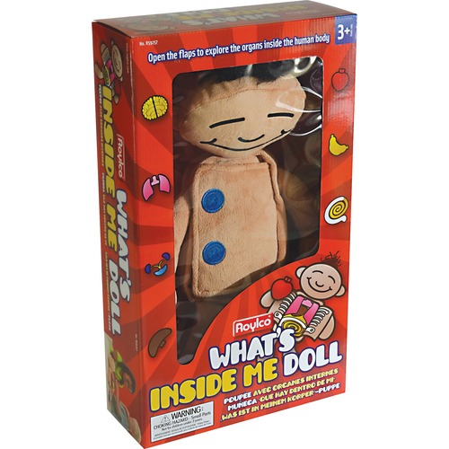 Roylco R59257 What's Inside Me Doll - Theme/Subject: Learning, Fun - Skill Learning: Science, Organ, Human Body, Matching, Heart, Lung, Internal Organ - 3 Year & Up