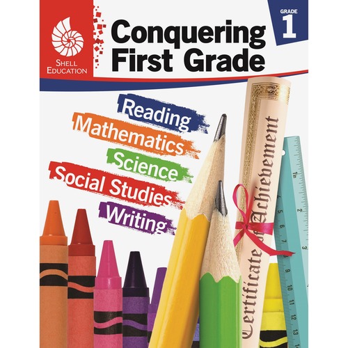 Shell Education Conquering First Grade Printed Book - 168 Pages - Book - Grade 1