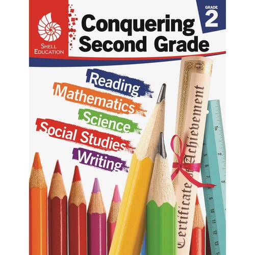 Shell Education Conquering Second Grade Printed Book - 168 Pages - Book - Grade 2