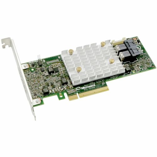 Microchip SmartRAID 3152-8i Single - 12Gb/s SAS - PCI Express 3.0 x8 - Plug-in Card - RAID Supported - 0, 1, 5, 6, 50, 60, 10 ADM, 1 ADM, 10 RAID Level - 2 x SFF-8643 - 8 Total SAS Port(s) - 8 SAS Port(s) Internal - PC, Linux - 2 GB Flash Backed Cache