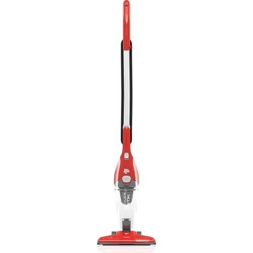 Dirt Devil SimpliStik Plus 3-in-1 Corded Vacuum - 20.29 fl oz - Bagless - Filter - 10" Cleaning Width - Hard Floor, Carpet - 18 ft Cable Length - AC Supply - 2 A - Red