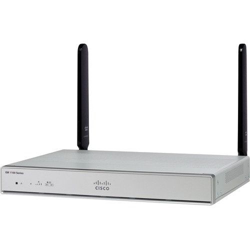 Cisco C1111-4PLTEEA Cellular Wireless Integrated Services Router - 4G - LTE 700, LTE 850, LTE 900, LTE 1500, LTE 1800, LTE 2100, LTE 2600, LTE 1900, LTE 2500, LTE 2300 - UMTS, HSPA+, LTE, DC-HSPA+ - 2 x Antenna(2 x External) - 108.34 MB/s Wireless Speed -