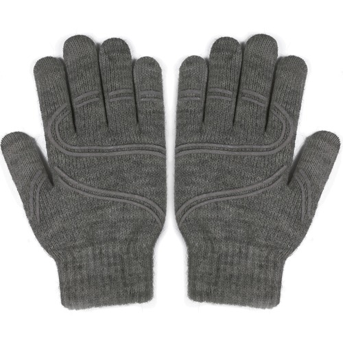 Moshi Digits Grey (Large) - Large/XL Size - For Right/Left Hand - Dark Gray - Washable, Durable, Comfortable, Soft, Non-slip Grip - For Smartphone, Tablet PC - 0.55" Thickness - 8.27" Glove Length