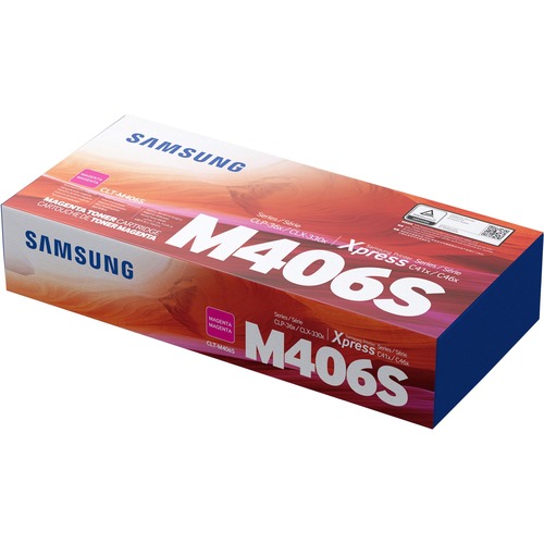 Samsung CLT-M406S Laser Toner Cartridge - Magenta Pack - 1000 Pages