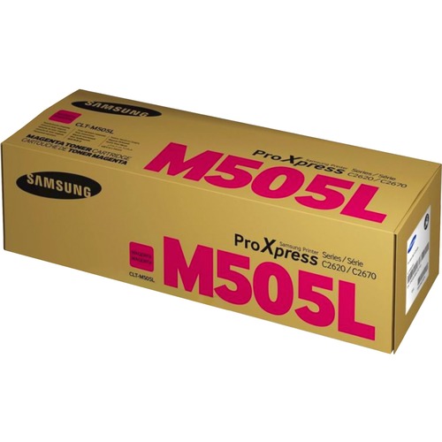 Samsung CLT-M505L (SU304A) Toner Cartridge - Magenta - 3500 Pages
