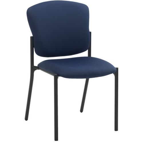 Global Twilight Stacking Chair - Pacific High Density Foam (HDF) Seat - Pacific Back - Tubular Steel Frame - No - 1 Each
