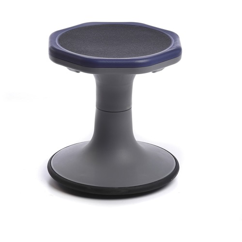 MITYBILT Jive Balance 12" - Memory Foam Seat - Light Gray, Navy - Polypropylene, Thermoplastic Elastomer (TPE) - 1 Each