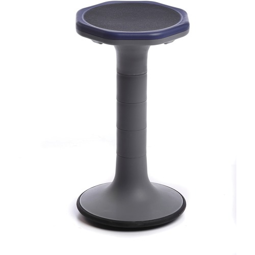MITYBILT Jive Balance 21" - Memory Foam Seat - Light Gray, Navy - Polypropylene, Thermoplastic Elastomer (TPE) - 1 Each