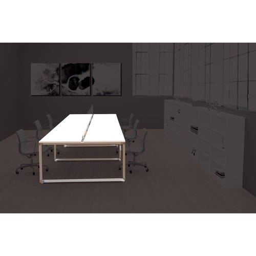 Links Business Furniture Workstation - x 24" Width - True White