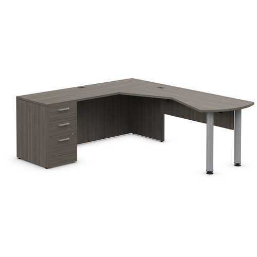 Offices To Go Ionic MLP668 Office Furniture Suite - 0.1" Edge - Finish: Absolute Acajou
