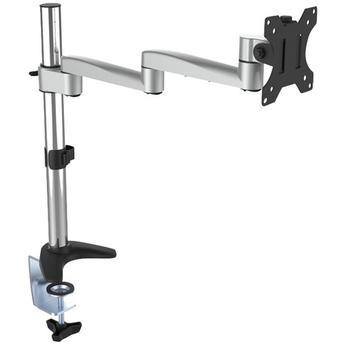 Horizon ActivErgo AES15 Mounting Arm for Monitor - Silver, Black - 1 Display(s) Supported - 27" Screen Support - 8 kg Load Capacity - 75 x 75, 100 x 100 - 1 Each