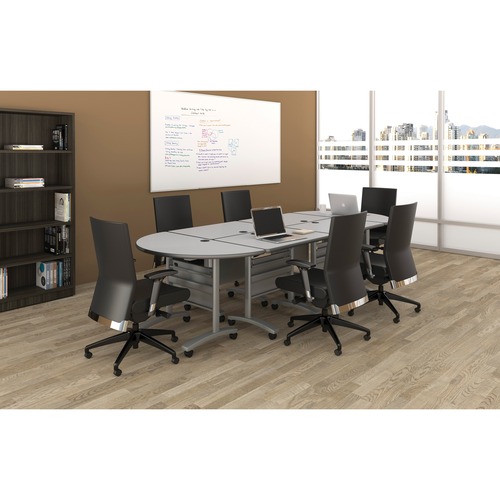 Star Tucana Table - Racetrack Top - Gray - Meeting & Conference Room Tables - STQTULAYOUT4GR