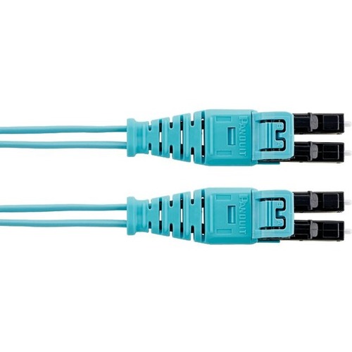 Panduit Fiber Optic Duplex Patch Network Cable - 13.12 ft Fiber Optic Network Cable for Network Device - First End: 2 x LC Network - Male - Second End: 2 x LC Network - Male - Patch Cable - Yellow - 1