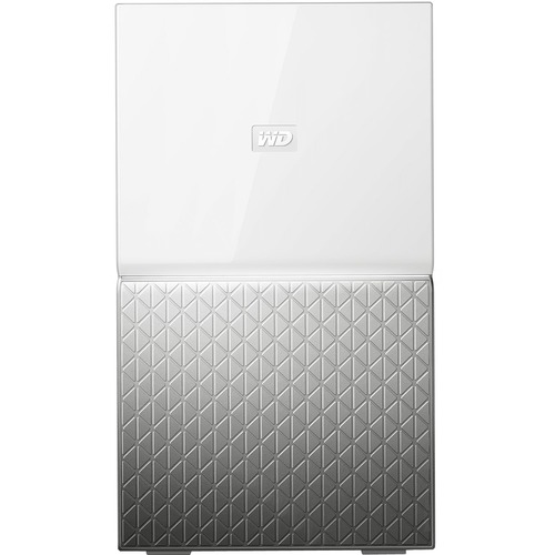 WD My Cloud Home Duo Personal Cloud Storage - 2 x HDD Supported - 2 x HDD Installed - 12 TB Installed HDD Capacity - RAID Supported 1 - 2 x Total Bays - Gigabit Ethernet - 2 USB Port(s) - 2 USB 3.0 Port(s) - Network (RJ-45) - Desktop