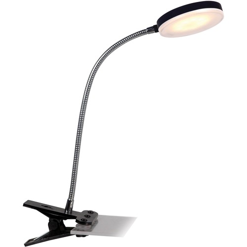 Vision Desk Lamp - 14" (355.60 mm) Height - 5.50 W LED Bulb - 500 Lumens - Acrylic - Black - for Desk, Office - Lamps - BOSVLED1800BKC