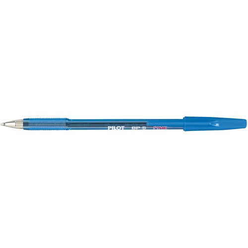 Pilot Ballpoint Pen - Fine Pen Point - Refillable - Clear Barrel - Stainless Steel Tip