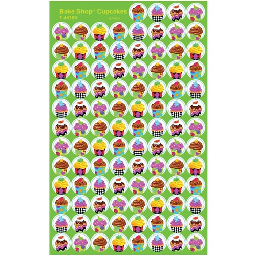 Trend Cupcakes The Bake Shop™ superSpots® Stickers - 800/Pack - Stickers - TEPT46189
