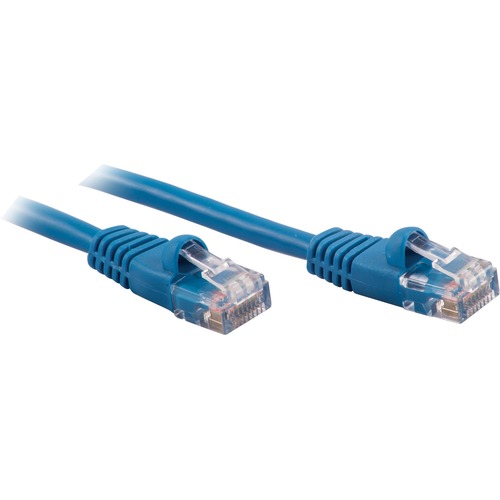 Gemex Exponent High Speed Ethernet Cables 7' Blue - 7 ft Category 6e Network Cable for Network Device - First End: 1 x RJ-45 Network - Male - Second End: 1 x RJ-45 Network - Male - 1.2 Gbit/s - Blue