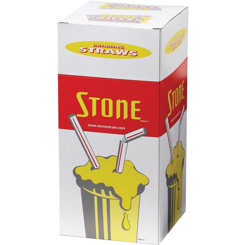 Stone Straw - 8" Length - 400 / Box - White
