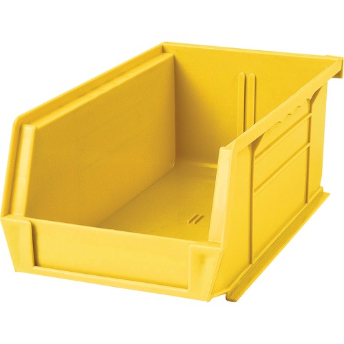 KLETON CF828 Storage Bin - Compartment Size 2.81" (71.44 mm) x 3.44" (87.31 mm) x 6.75" (171.45 mm) - 3" Height x 4.1" Width x 7.4" Depth - Yellow - Plastic - Storage Boxes & Containers - KLTCF828